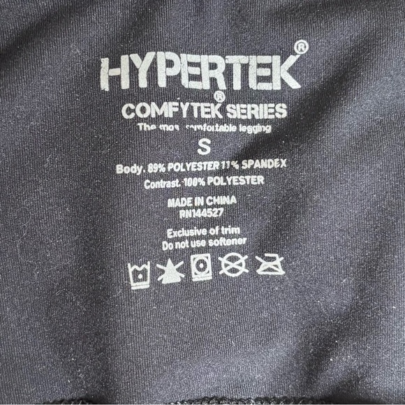 Hypertek Comfytek Series High-Waisted Leggings with Eyelet Detail Size Small - Picture 7 of 7